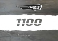 Ducati Scrambler 1100 - Owners manual 2019 EN 